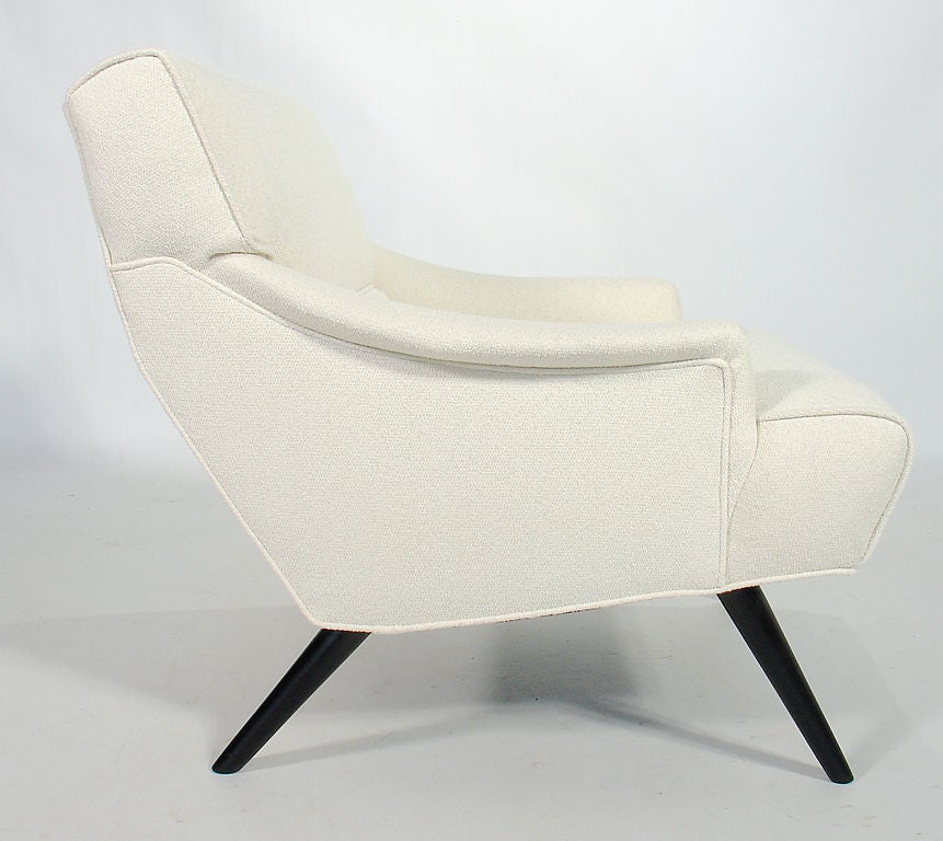 Mid-20th Century Pair of Modernist Italian Lounge Chairs