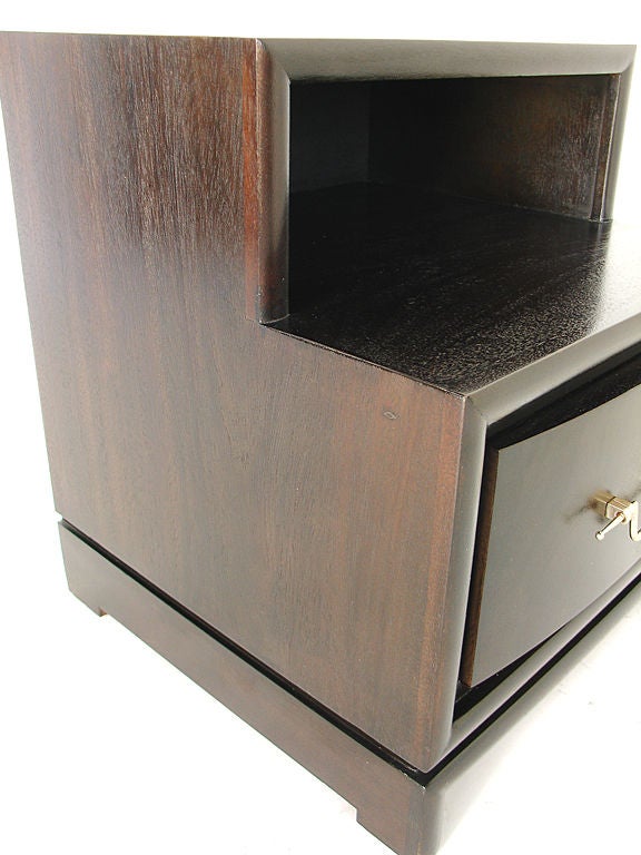 American Pair of Night Stands or End Tables attributed to Tommi Parzinger For Sale
