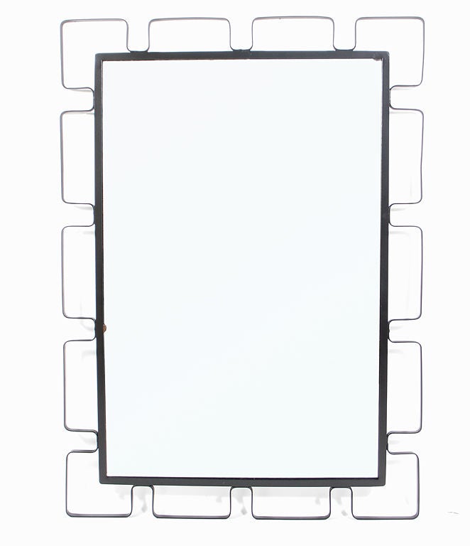Sculptural Mirror designed by Frederick Weinberg