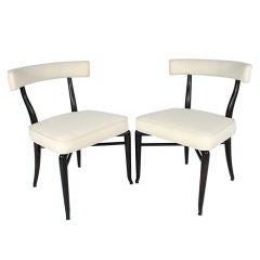 Pair of Curvaceous Chairs by T.H. Robsjohn Gibbings 2