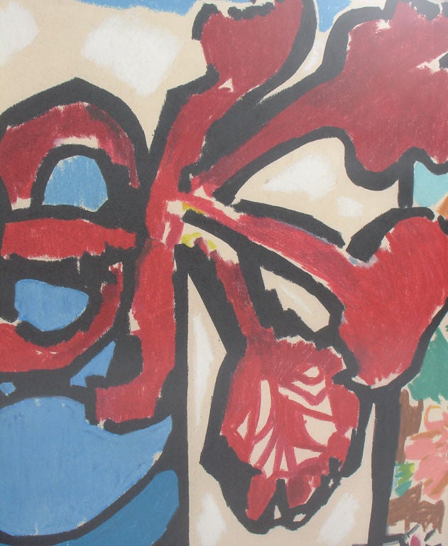 American Vibrant Modernist Still Life by Jack Amoroso