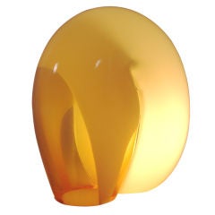Sculptural Italian Glass Lamp