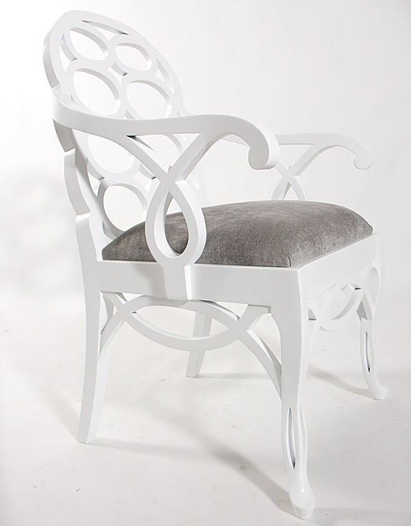 Pair of Loop Chairs after Frances Elkins