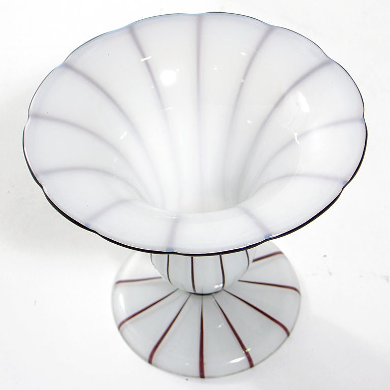 Austrian Trumpet Vase by Michael Powolny for Loetz