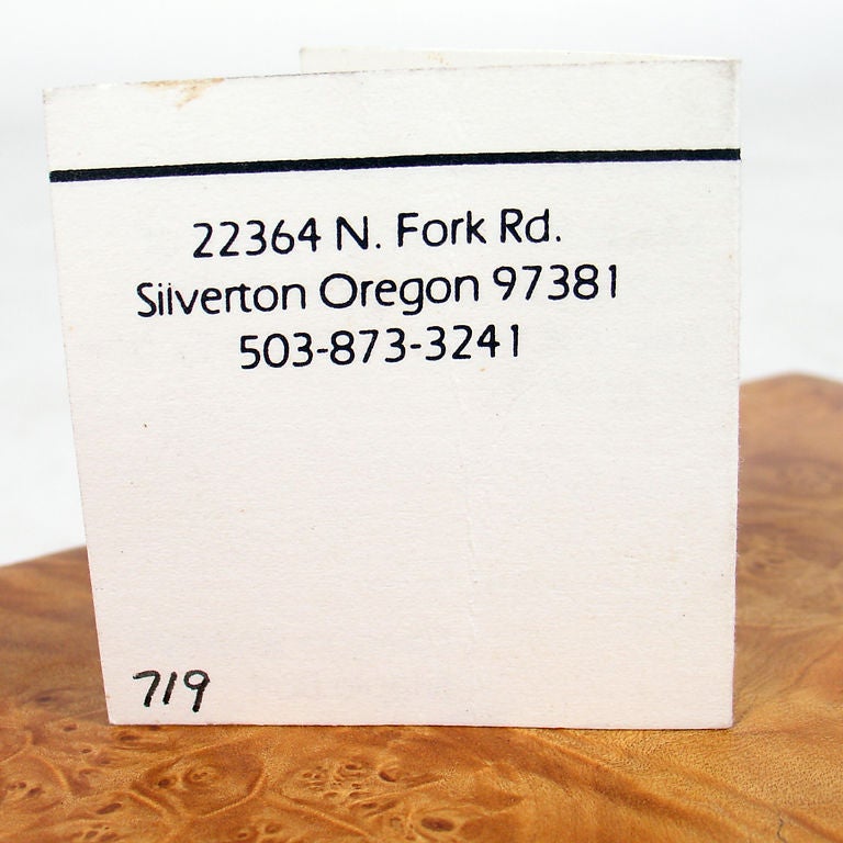 Studio Craft Jewelry Box by Michael Elkan in Birdseye Maple Burl 5