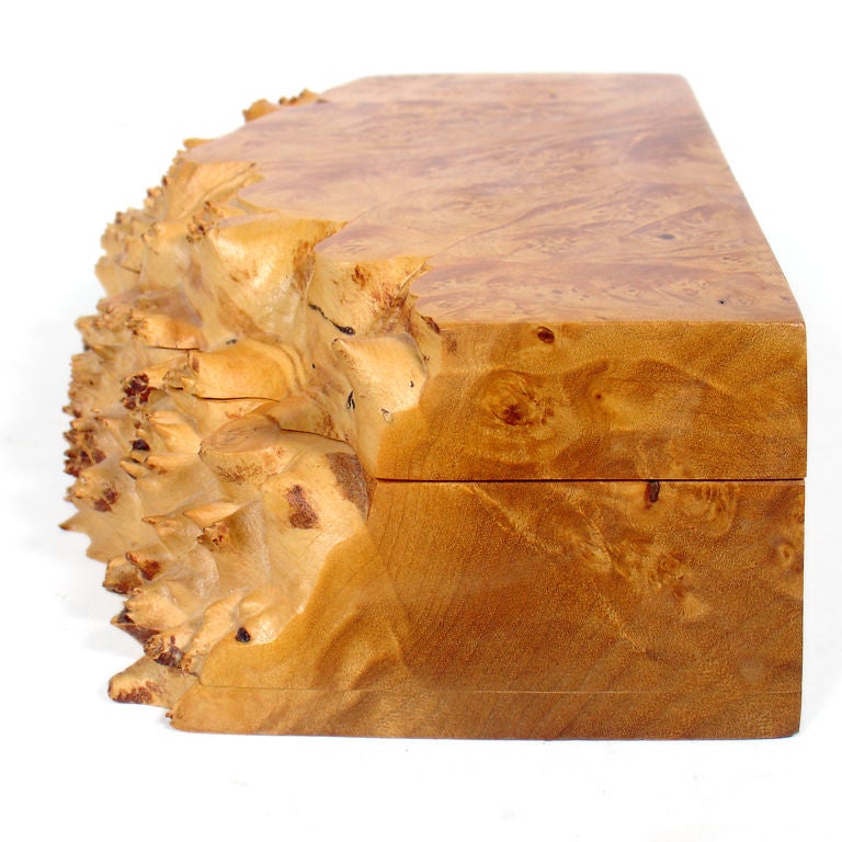 Studio Craft Jewelry Box by Michael Elkan in Birdseye Maple Burl 2