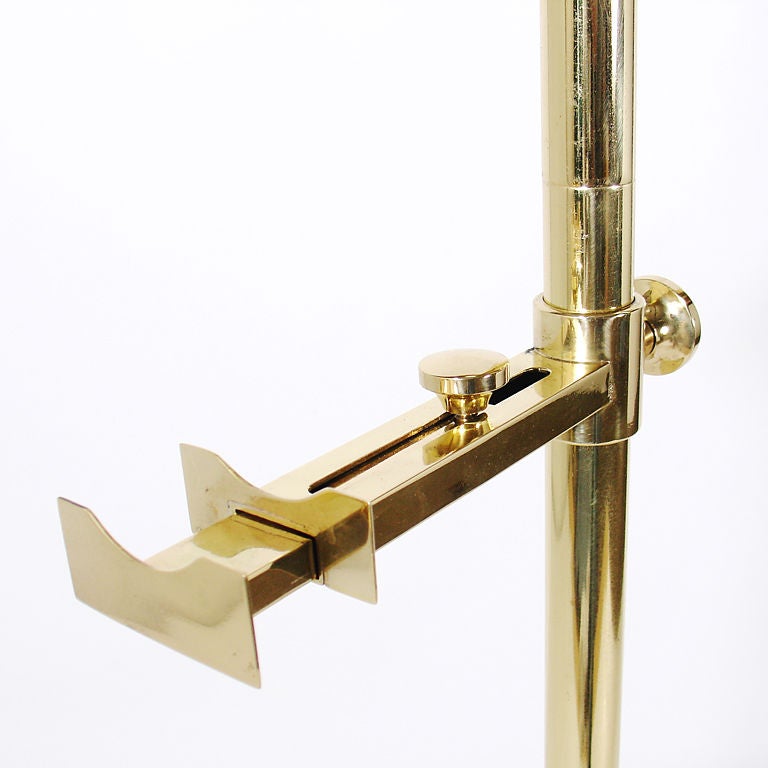 Brass Sculptural Easel Lamp by Arredoluce