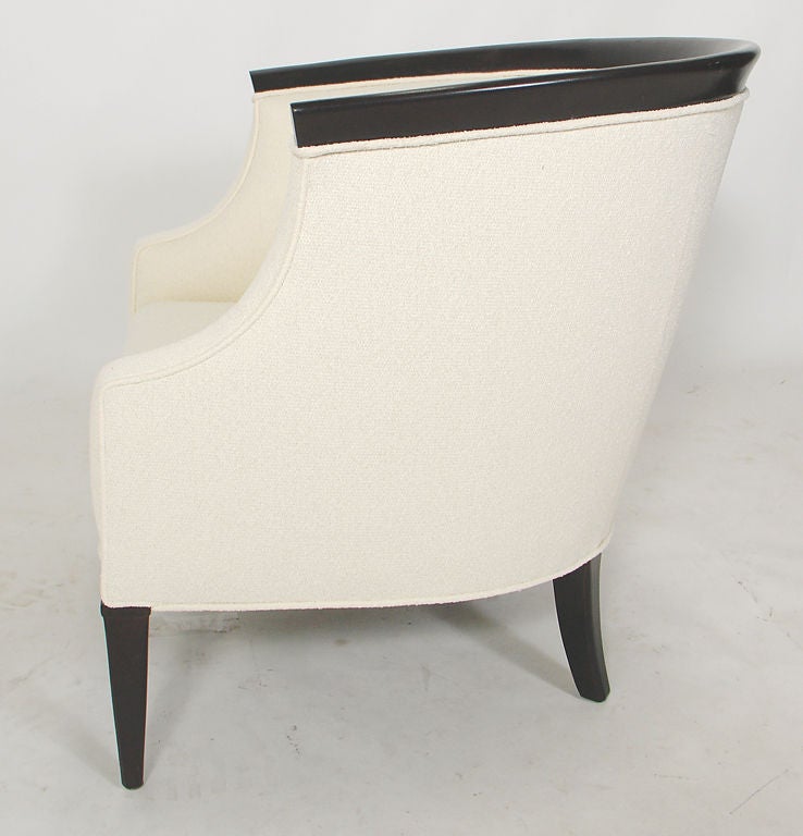 Pair of Curvaceous Tomlinson Sophisticate Tub Chairs In Excellent Condition In Atlanta, GA