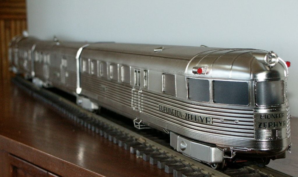 20th Century Burlington Zephyr Train Model