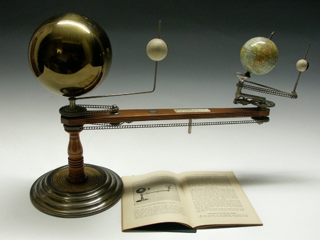 Brass Planetarium Model For Sale