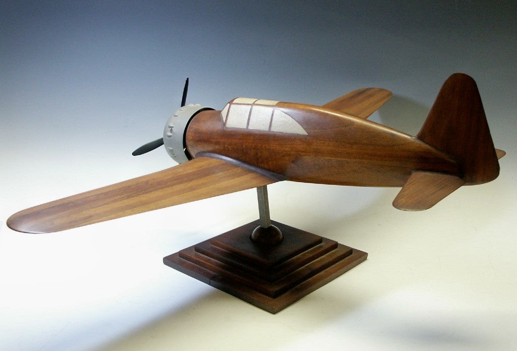 Mid-20th Century Vintage WWII Fighter Airplane Engineering Test Model For Sale
