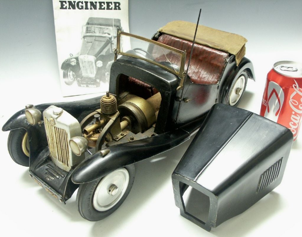 Mid-20th Century MG Gas Powered Model Car For Sale