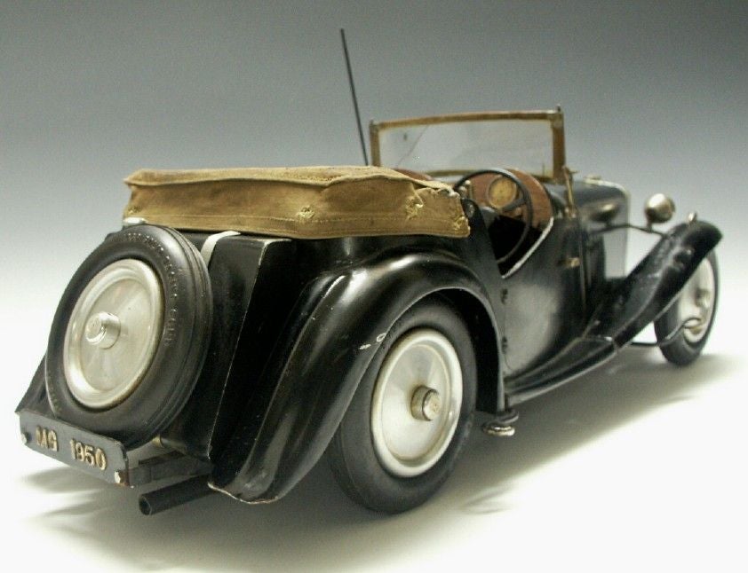 Wood MG Gas Powered Model Car For Sale
