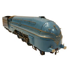 Vintage Art Deco Streamlined Locomotive Coronation Scot Live Steam