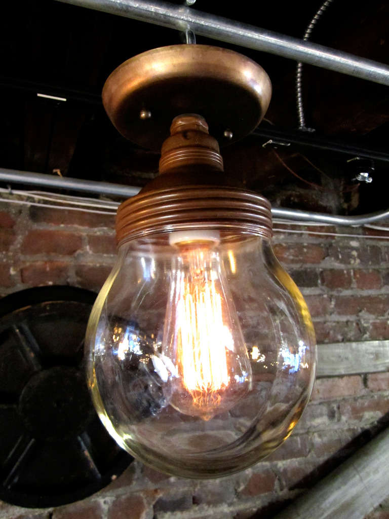 20th Century Benjamin Copper Top Lights