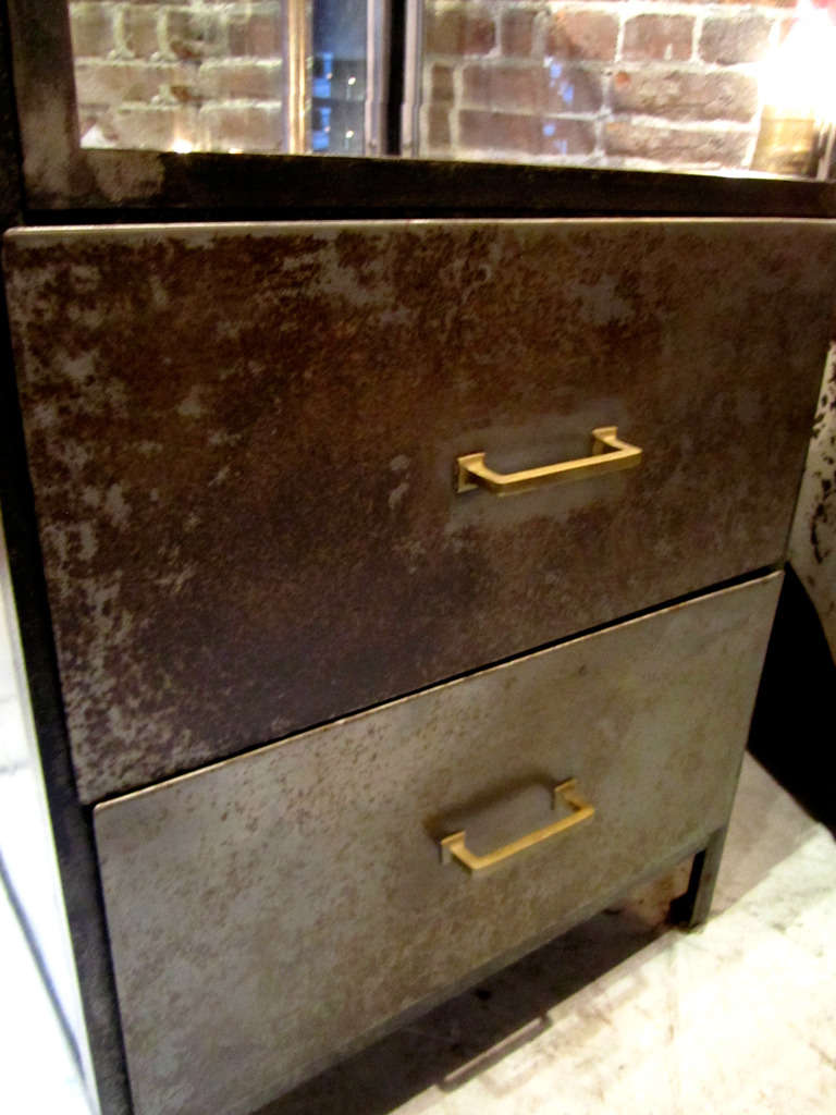 20th Century Steel Display Cabinet