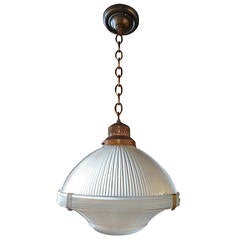 Antique Holophane Light