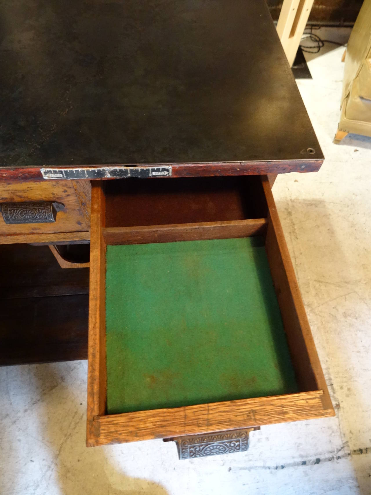 20th Century Oak Jewelers Desk