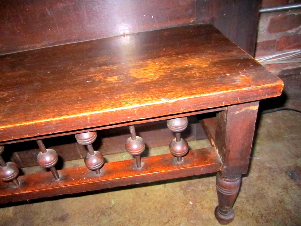 Pier Mirror with Bench