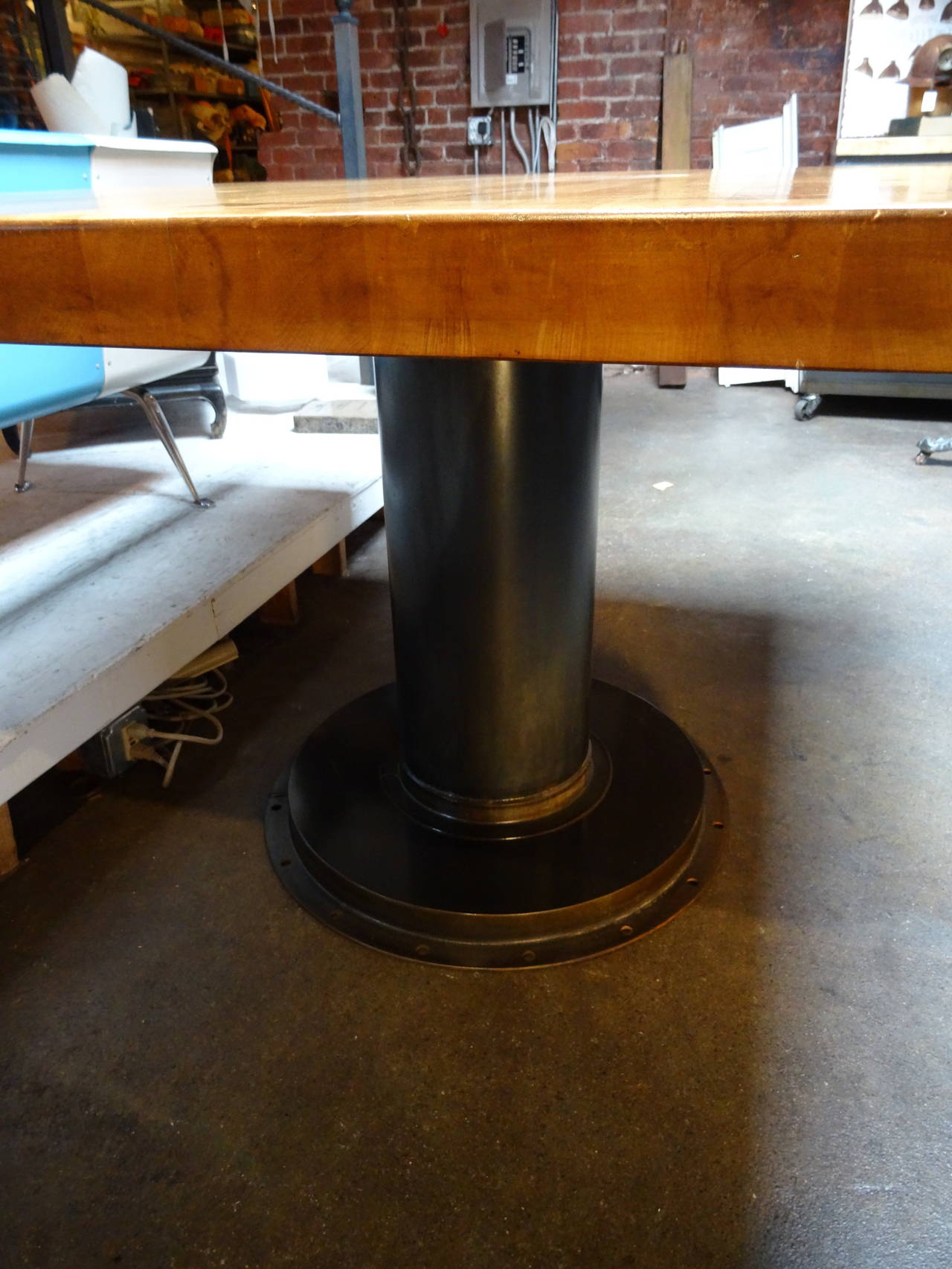 Maple-Top Industrial Table 3