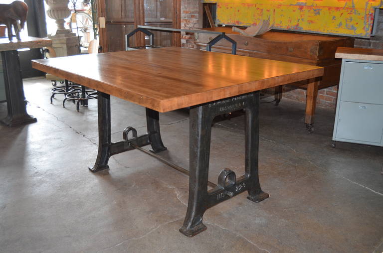 Maple Industrial Table