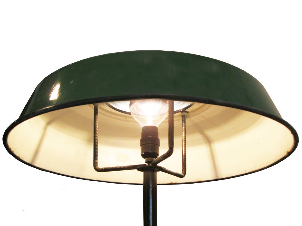 Industrial floor lamp, American