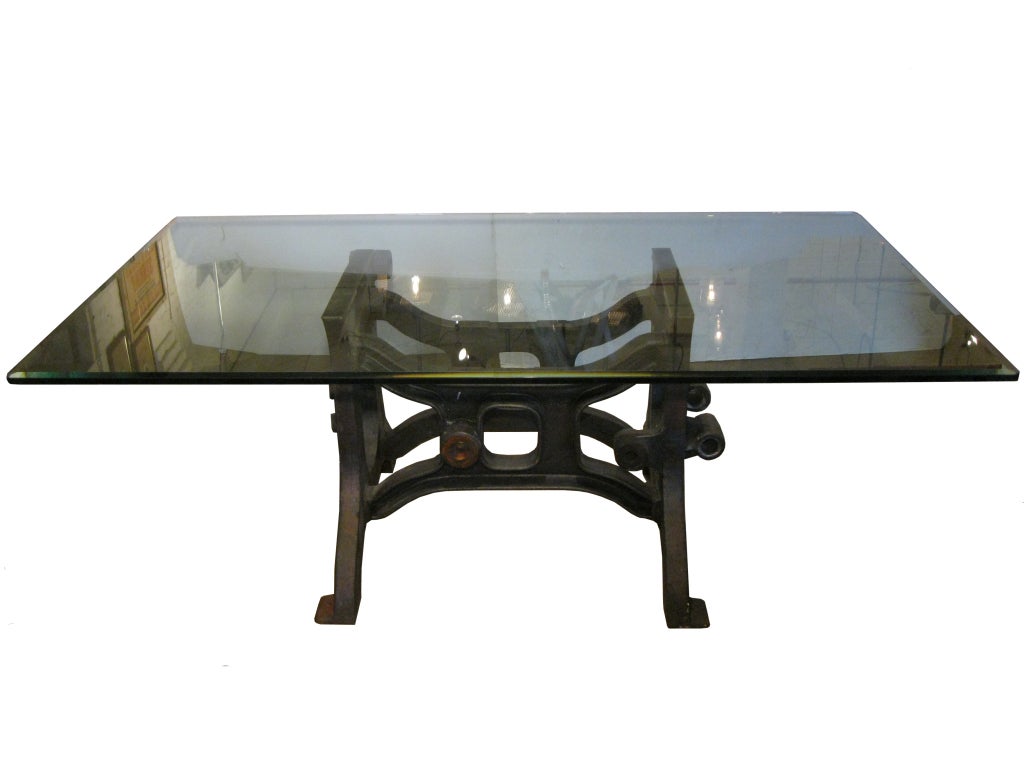 industrial dining table For Sale 1