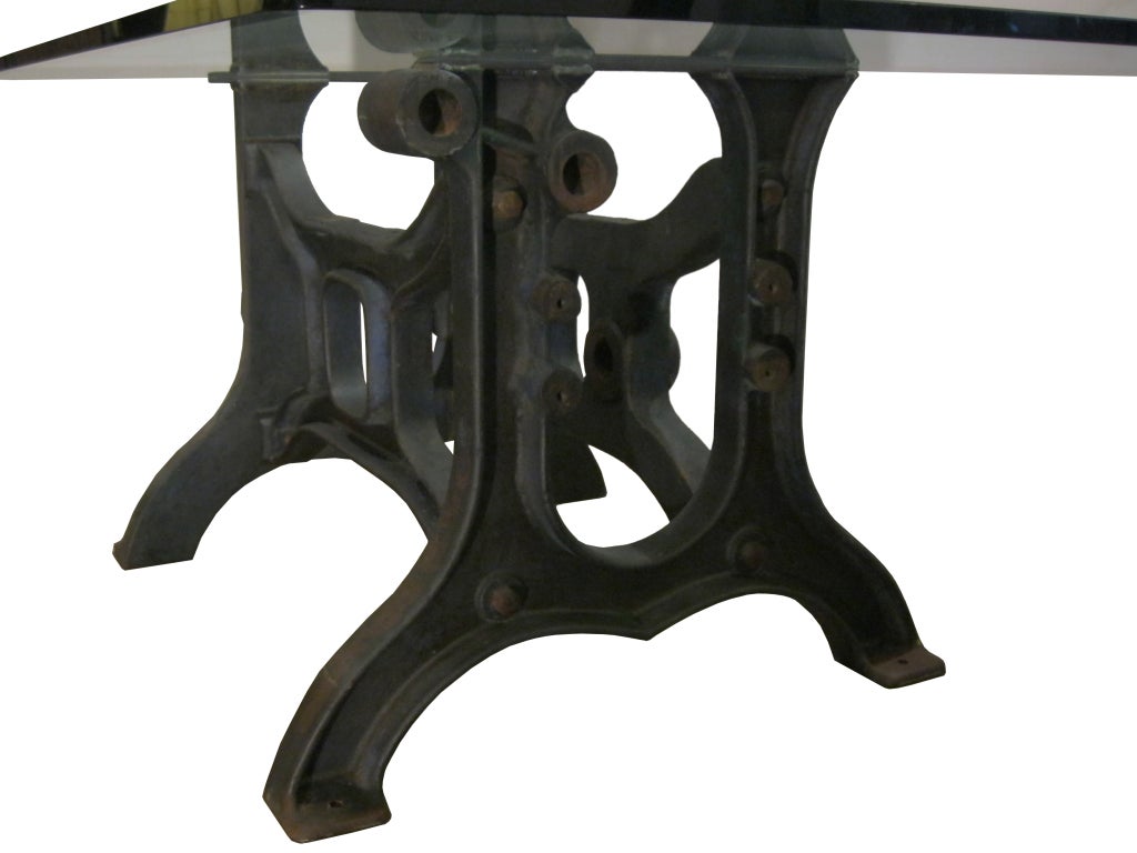 American industrial dining table For Sale