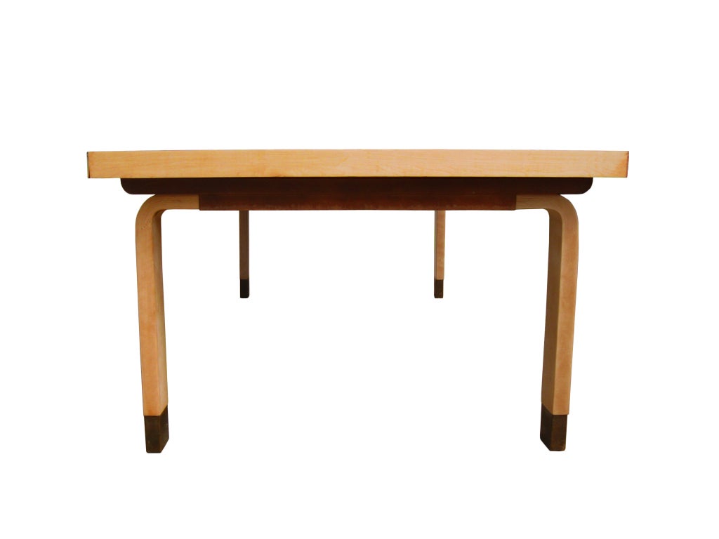 Mid-20th Century library/dining table by Alvar Aalto For Sale