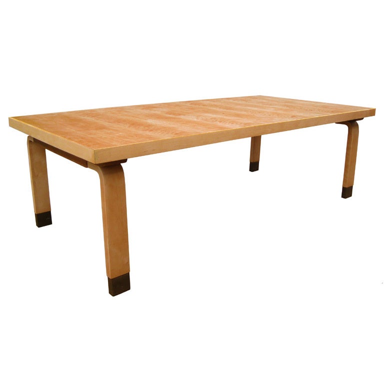 library/dining table by Alvar Aalto For Sale