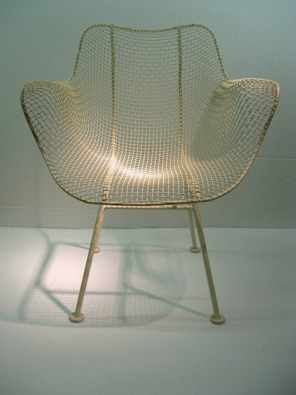 newly powder coated wire meshed outdoor chairs
mid century modern