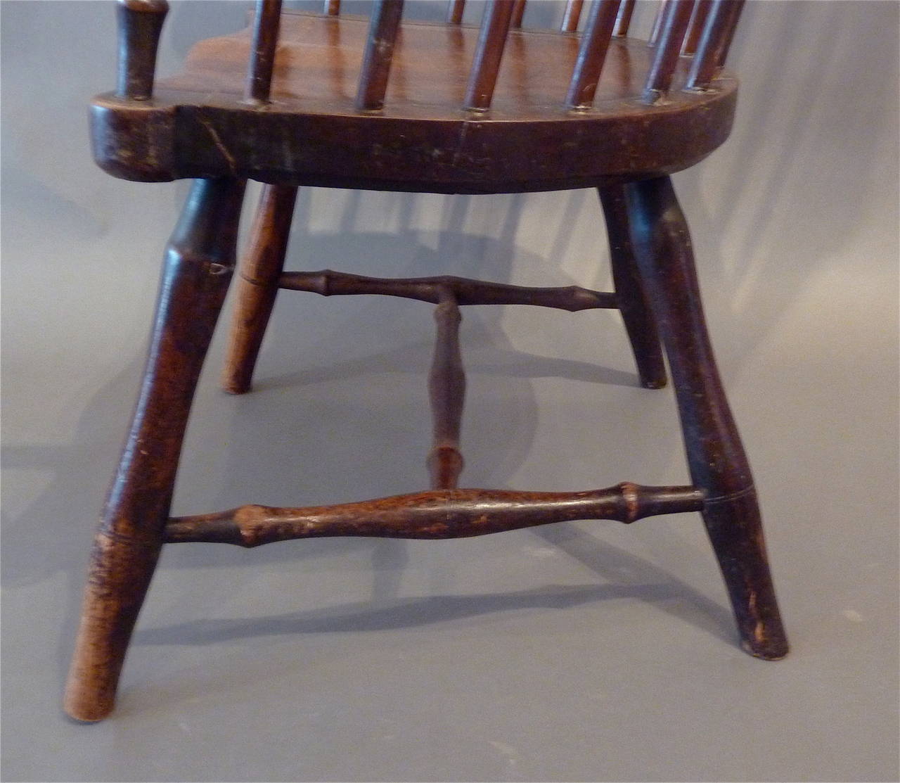 Rustic 18th Century English “Comb-Back” Windsor Armchair