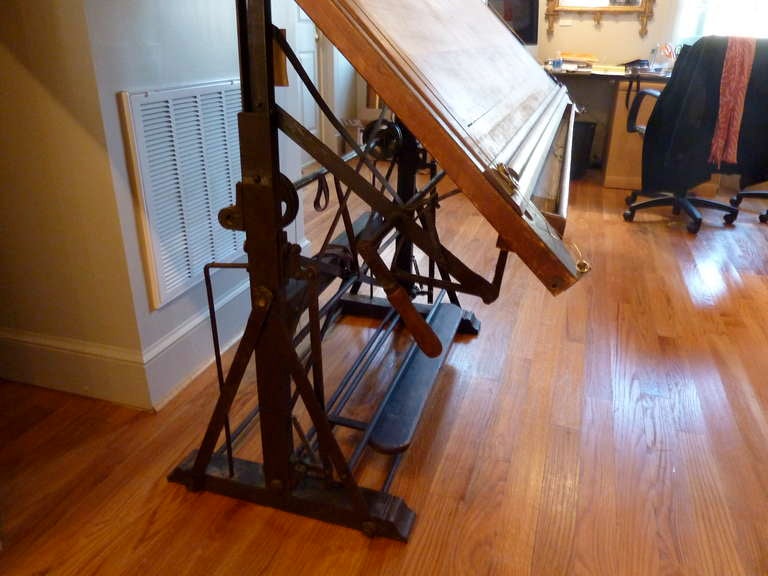  19th Century French Drafting Table. 1