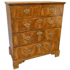 A Fine George I Period Walnut Chest of Drawers