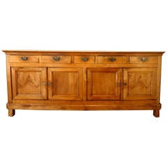 19th Century Louis Philippe French Provincial Enfilade.