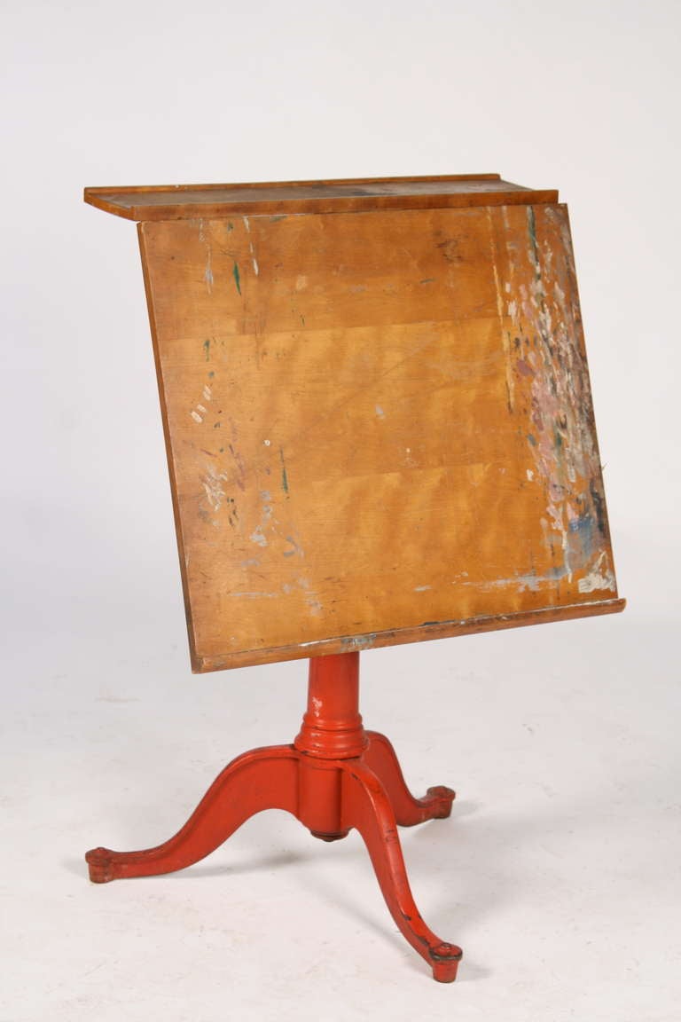 A Late 19th Century Cast Iron Architect’s or Artist’s Drawing Stand