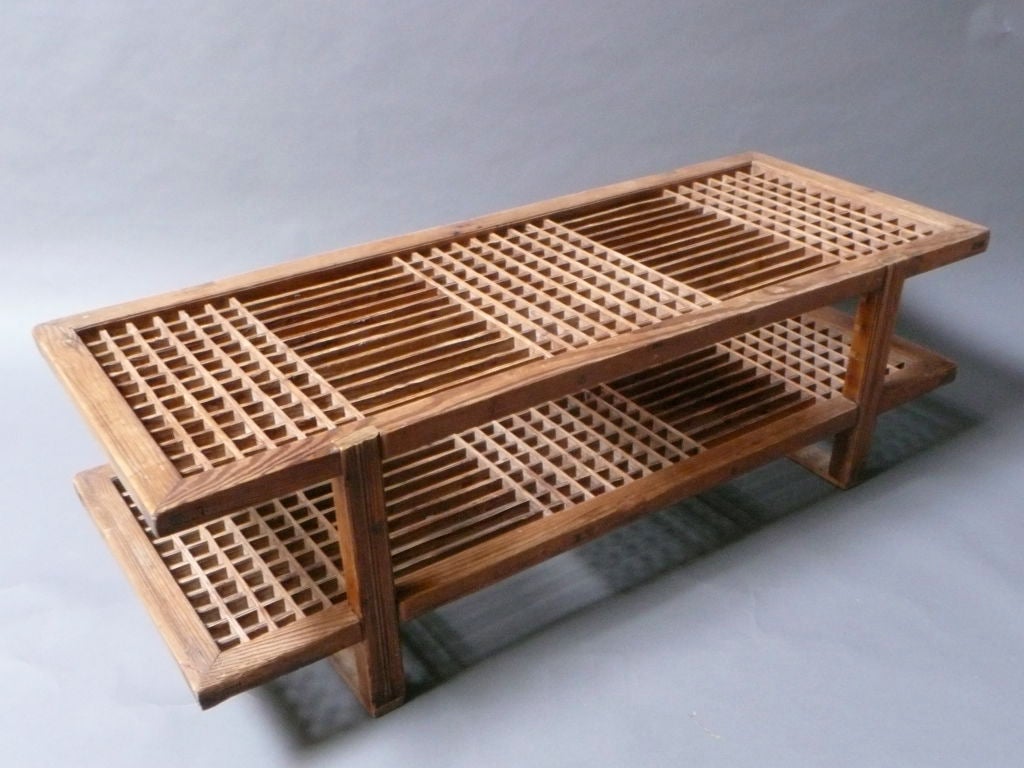 Two 19th Century Chinese Panels Converted to a Low Table.