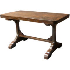Antique Early 19th Century French Provincial Trestle Table.