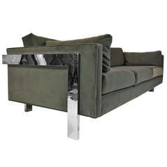 1970's Chrome Frame Sofa 7