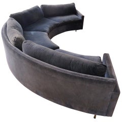 Milo Baughman Curved Sofa