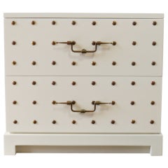 Tommi Parzinger Studded Night Stand
