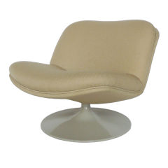 SWIVEL LOUNGE CHAIR BY PIERRE PAULIN