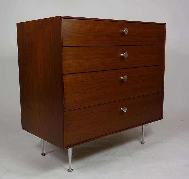 George Nelson for Herman Miller walnut thin edge dresser.