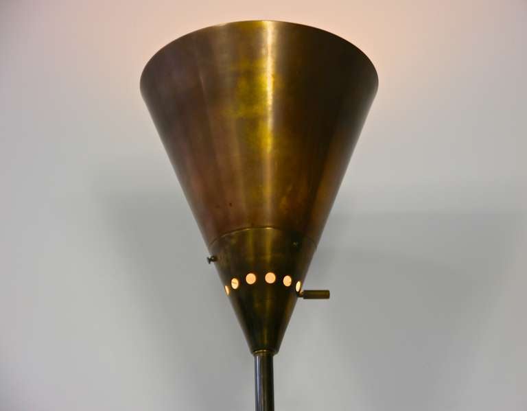 Mid-20th Century Rare Harry Weese Baldry Indirect floor lamp model #13