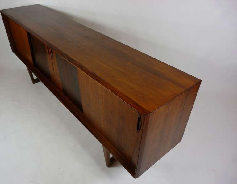 Exceptional Danish Rosewood Credenza For Sale 3