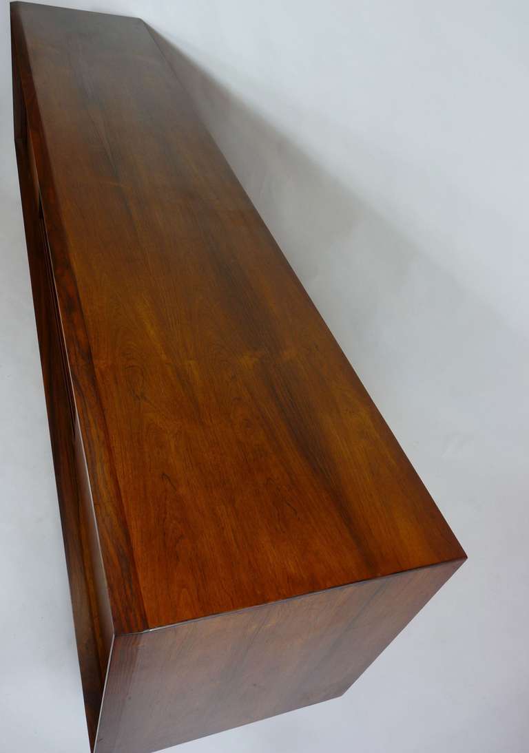 Exceptional Danish Rosewood Credenza For Sale 4