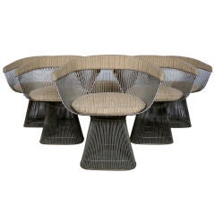 Set Of Six Warren Platner Chairs For Knoll