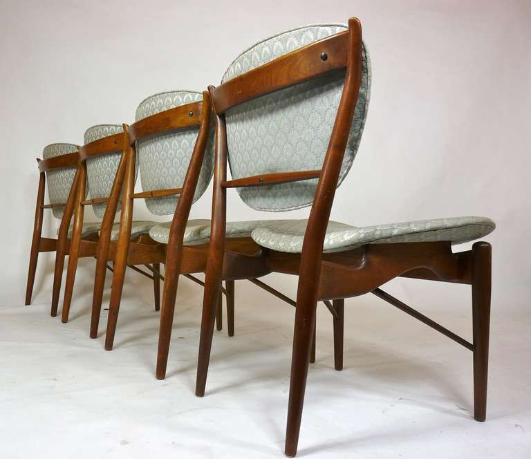 Scandinavian Modern Finn Juhl Dining Chairs