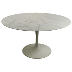 Eero Saarinen Marble Top Tulip Dining Table