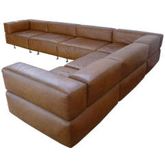 Harvey Probber Leather Sofa